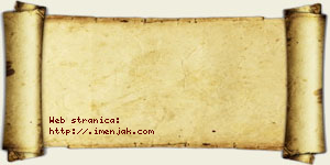 Valentina Rakovac vizit kartica